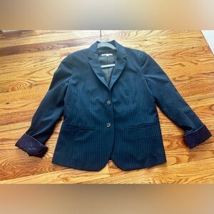 GAP Navy Pinstripe Blazer - Size 6 - Lined